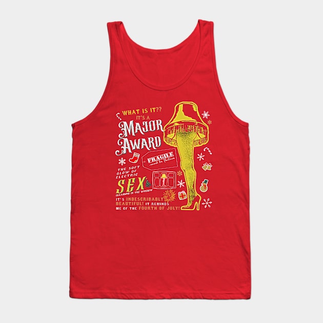 It's A Major Award Leg Lamp  A Christmas Story Tank Top by Alema Art